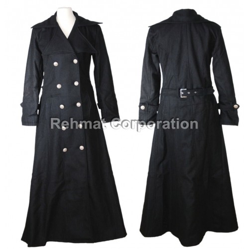 GOTHIC STYLE COTTON COAT STEAMPUNK GOTH WITH BUTTONS