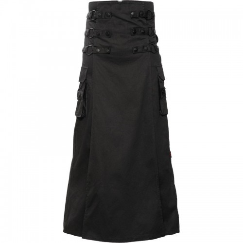 2015 Gothic Men's skirt with rings and side pockets cotton material