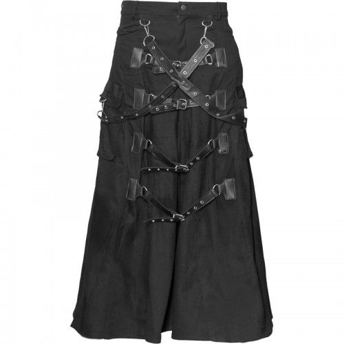 2015 Gothic Cyber-goth men's skirt cotton material 
