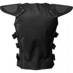 2015 Gothic black Devilock Ultra shoulder pad reptile bodice vest for men cotton material