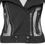  GOTHIC HOT AND SEXY FISHNET JACKET FOR WOMENS STEAMPUNK GOTH 